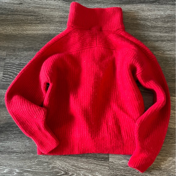 Everlane The Felted Merino Half-Zip Sweater - Picture 2 of 6